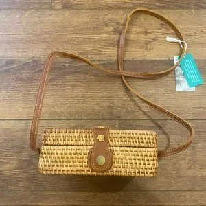 Small Rectangular Purse Bags | Rattan Small Rectangular Purse | Poshmark